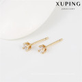 23550 Xuping gold plated stud earrings for women, earrings for women khazana jewellery